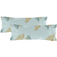 Blanc | 2er-Set Kissenbezüge Foliage Mint Blanc | 2er-Set Kissenbezüge Foliage Mint von Blanc