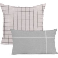 Blanc | 2er-Set Kissenbezüge Tartan von Blanc