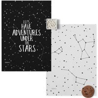 Blanc | 2er-Set Geschirrtücher Constellation von Blanc