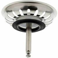 118150 Siebkörbchen ø 81 mm, Hubstange ø 8 x 50 mm, passend für Küchenspülen mit Excenterbetätigung 3,5 Zoll, 18 Schlitze - Blanco von Blanco