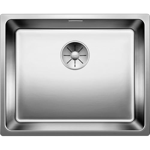 BLANCO ANDANO 500-U | Edelstahl Spüle | Einbauart: Unterbau | für 60 cm breite Unterschränke | Widerstandsfähig gegenüber Kratzern | Großes Beckenvolumen von BLANCO