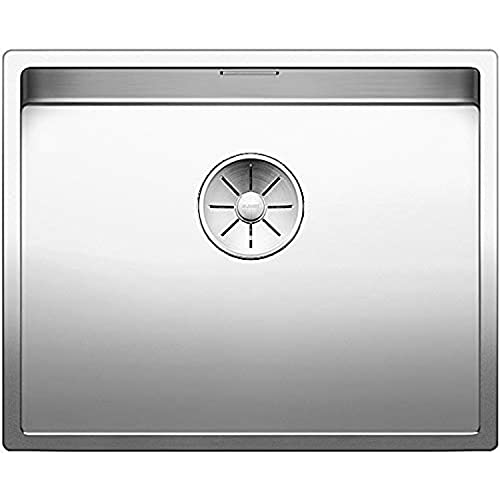 BLANCO CLARON 500-IF | Edelstahl Spüle | Einbauart: Einbau von Oben & Flächenbündig | für 60 cm breite Unterschränke | Widerstandsfähig gegenüber Kratzern | Großes Beckenvolumen BLANCO CLARON 500-IF | Edelstahl Spüle | Einbauart: Einbau von Oben & Flächenbündig | für 60 cm breite Unterschränke | Widerstandsfähig gegenüber Kratzern | Großes Beckenvolumen von BLANCO