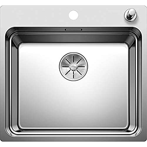 BLANCO ETAGON 500-IF/A | Edelstahl Spüle | Einbauart: Einbau von Oben & Flächenbündig | für 60 cm breite Unterschränke | Widerstandsfähig gegenüber Kratzern | Großes Beckenvolumen BLANCO ETAGON 500-IF/A | Edelstahl Spüle | Einbauart: Einbau von Oben & Flächenbündig | für 60 cm breite Unterschränke | Widerstandsfähig gegenüber Kratzern | Großes Beckenvolumen von BLANCO