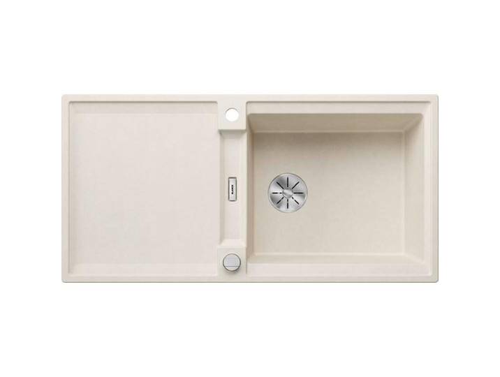 Blanco, Spülbecken, ADIRA XL 6 S-F SILGRANIT softweiss Einbauart: Flächenbündig reversibel mit Ablauffernb (99 cm, 49 cm) von Blanco