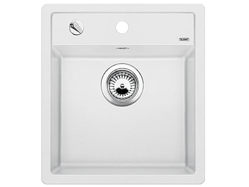 BLANCO DALAGO 45 | Granitspüle aus SILGRANIT weiß | Einbauart: Einbau von Oben | für 45 cm breite Unterschränke | Großes Beckenvolumen für optimale Nutzung | Reinigungsfreundliche Öberfläche BLANCO DALAGO 45 | Granitspüle aus SILGRANIT weiß | Einbauart: Einbau von Oben | für 45 cm breite Unterschränke | Großes Beckenvolumen für optimale Nutzung | Reinigungsfreundliche Öberfläche von BLANCO
