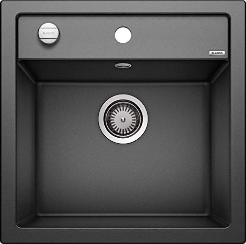 BLANCO DALAGO 5 | Granitspüle aus SILGRANIT anthrazit | Einbauart: Einbau von Oben | für 50 cm breite Unterschränke | Großes Beckenvolumen für optimale Nutzung | Reinigungsfreundliche Öberfläche BLANCO DALAGO 5 | Granitspüle aus SILGRANIT anthrazit | Einbauart: Einbau von Oben | für 50 cm breite Unterschränke | Großes Beckenvolumen für optimale Nutzung | Reinigungsfreundliche Öberfläche von BLANCO
