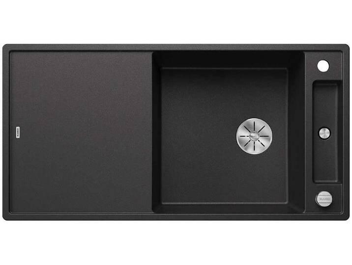 Blanco Einbauspüle AXIA III XL 6 S Einbauspüle SILGRANIT anthrazit ab 60 cm mit Brett, rechteckig, 51/100 cm, grau von Blanco