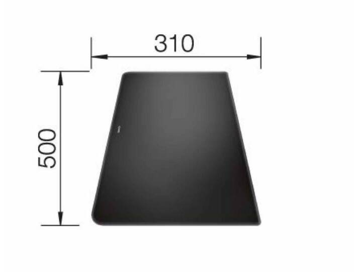 Blanco Einbauspüle BLANCO Schneidbrett Glas schwarz ALAROS 500 x 310 mm Blanco Einbauspüle BLANCO Schneidbrett Glas schwarz ALAROS 500 x 310 mm von Blanco
