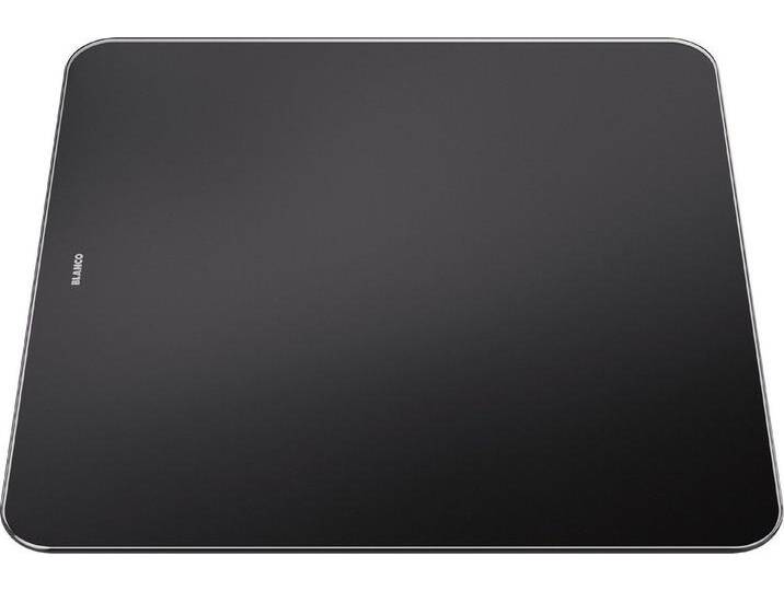 Blanco Einbauspüle BLANCO Schneidbrett Glas schwarz ZENAR 375 x 367 von Blanco