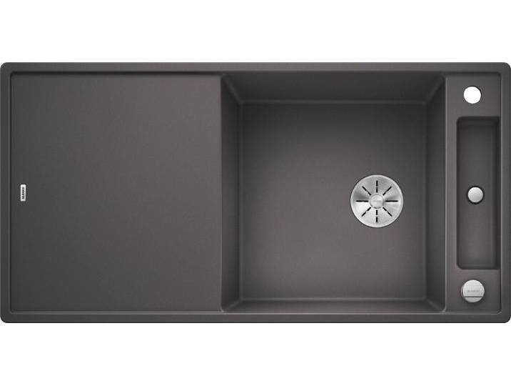 Blanco Granitspüle AXIA III XL 6 S, rechteckig, aus SILGRANIT®, inkl. Glasschneidebrett, grau, felsgrau von Blanco