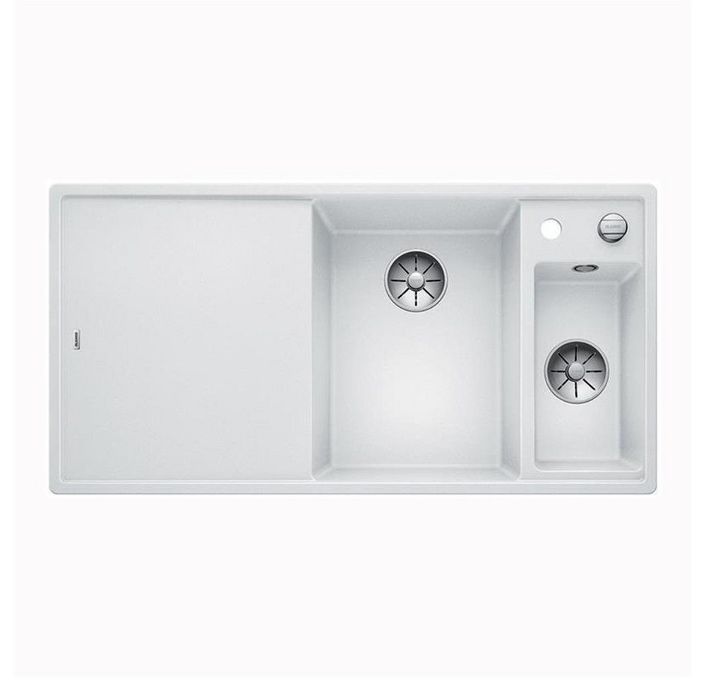 Blanco Granitspüle BLANCO AXIA III 6 S Becken rechts, weiß, Glas-Schneidbrett, 100/51 cm von Blanco