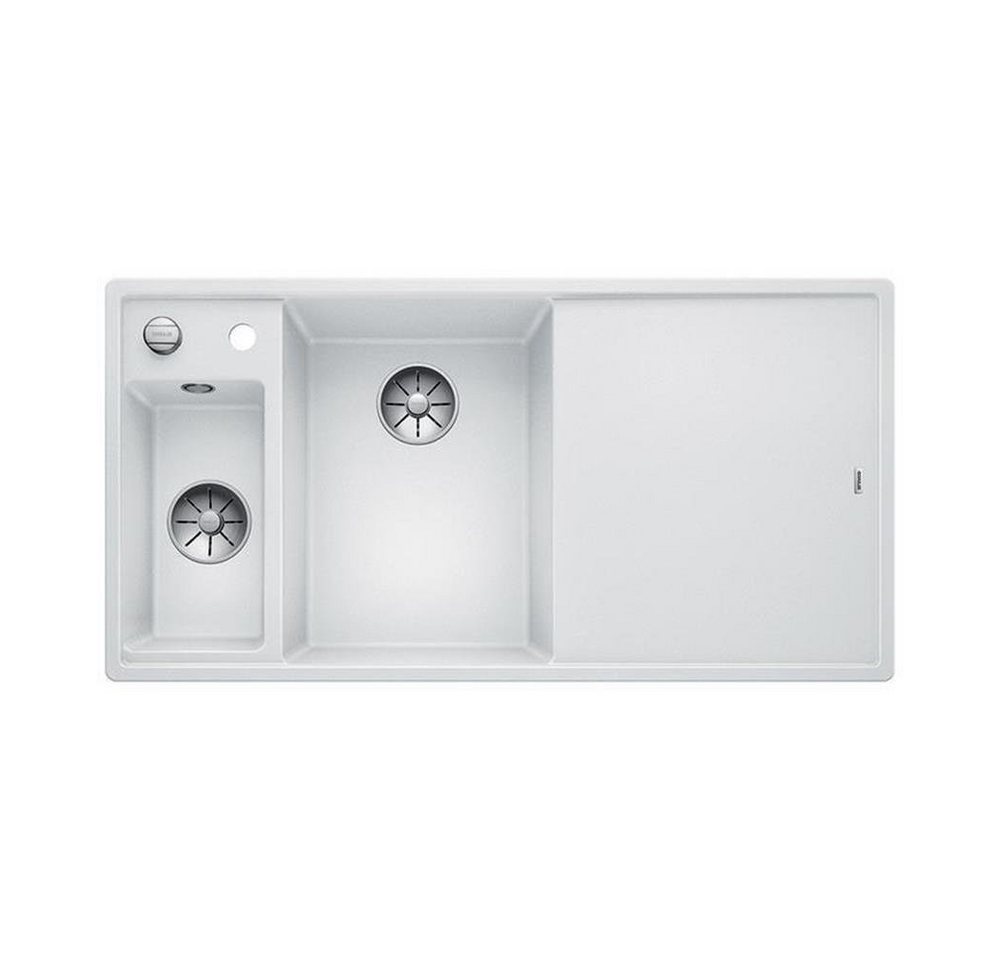Blanco Granitspüle BLANCO AXIA III 6 S Silgranit Becken links, weiß, Glas-Schneidbrett, 0/0 cm von Blanco