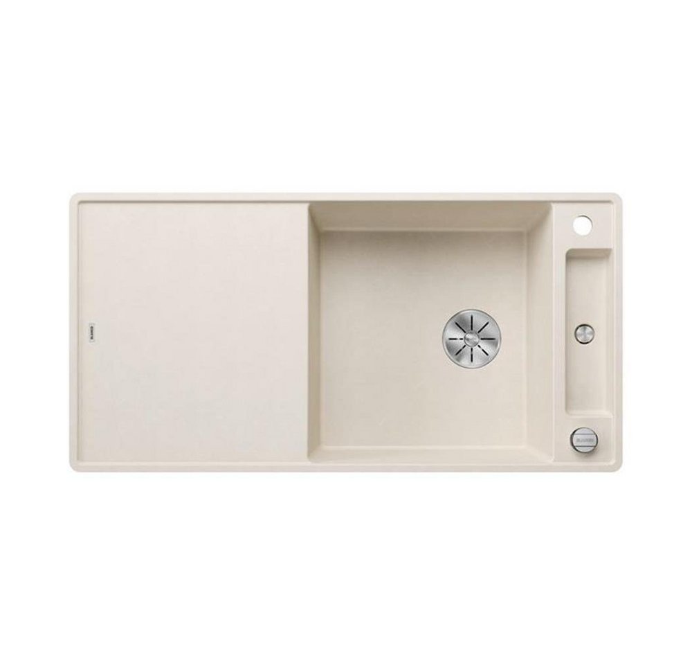 Blanco Granitspüle BLANCO AXIA III XL 6 S-F flächenbündig Softweiß, Glas-Schneidbrett, 0/0 cm von Blanco