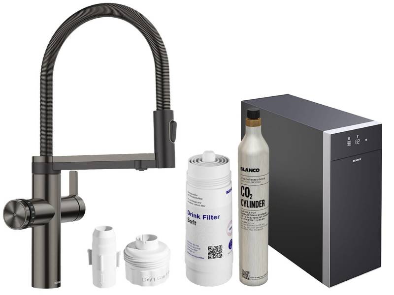 Blanco Küchenarmatur Trinkwasserarmatur Choice Icona + Kühl- & CO₂-Einheit Choice.All von Blanco