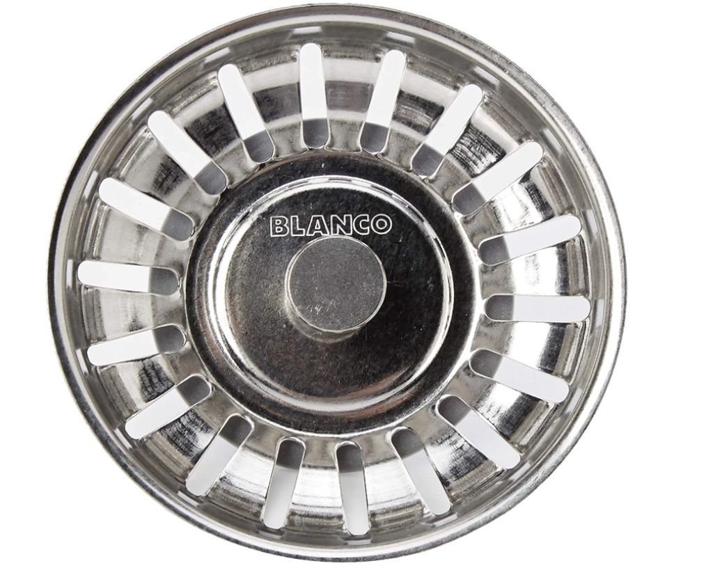 Blanco Siebventil Siebkörbchen 3,5 Zoll (80mm), Edelstahl-Siebkorb für Küchenspülen von Blanco
