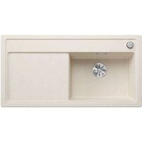 Blanco Zenar XL 6 - Silgranitspüle, 100x51 cm, mit Ablaufsystembedienung, InFino, soft weiß 527189 von Blanco