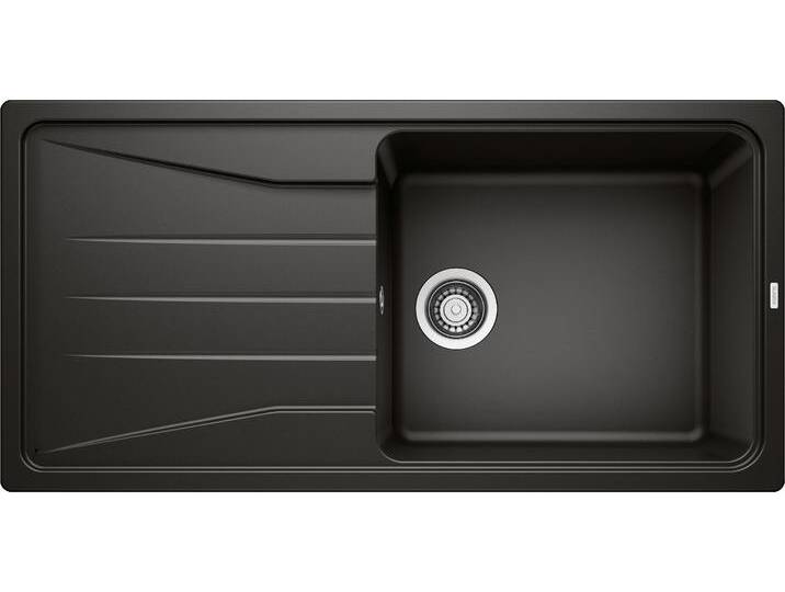 Granitspüle BLANCO SONA XL 6 S , schwarz, B:50cm H:19cm T:100cm, Verbundwerkstoff, Küchenspülen, erhältlich in mehreren Farben von Blanco