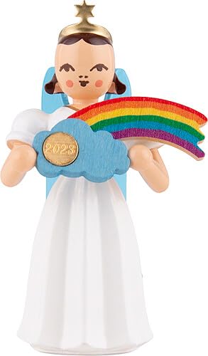 Blank Kunsthandwerk Langrockengel mit Regenbogen, farbig - Jahresedition 2023-6,5 cm Blank Kunsthandwerk Langrockengel mit Regenbogen, farbig - Jahresedition 2023-6,5 cm von Blank