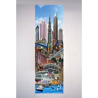 Cleveland Collage Kunst Druck Wahrzeichen Der Stadt Wandbild Cleveland Collage Kunst Druck Wahrzeichen Der Stadt Wandbild von BlankCanvasCLE