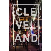 East 4Th Street Cleveland Kunstwerk Limitierte Auflage Posterbox von BlankCanvasCLE