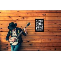 Rock N Roll Hall Of Fame Posterbox - Cleveland Kunstwerk | 28x17 cm von BlankCanvasCLE