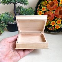 Holz Diy Box, Blank Holz, Schmuckschatulle, Raum Dekor, Box Für Kinder Schatz, Weihnachtsgeschenk Kinder, Idee Kreative von BlankDollUkraine