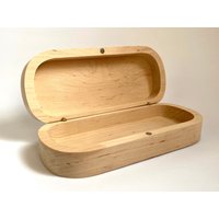 Holz Diy Box Für Kreativität, Leere Holzbox Schmuck Mit Einem Kleinen Magnetverschluss, Bank Kinderschatz, Weihnachten Kinderzimmer Dekor von BlankDollUkraine