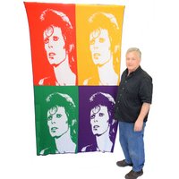 David Bowie Ziggy Stardust Strickdecke - Geschenk Für Rock "N Roll Fans von BlanketBoss
