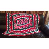 Mistelzweig Große Gehäkelte Decke von BlanketKitten