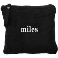 Monogrammierte Reise-Fleece-Decke Mit Fall, Individuell Gestickte Verstaubare Decke, Geschenk Für Studenten von BlanketShopCo