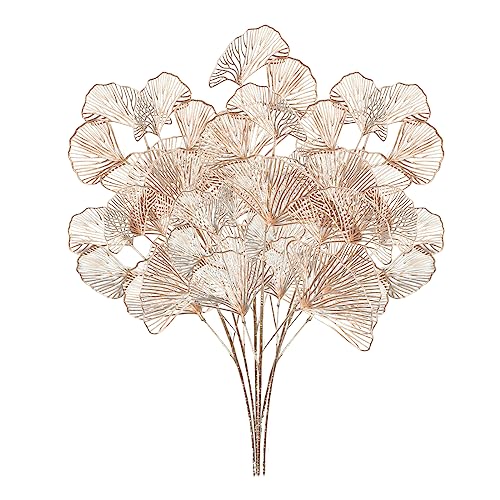 Blanketswarm 6 Stück Ginkgo-Blätter-Dekorationen, künstliche Goldblätter mit Stielen, für drinnen und draußen, Pflanzgefäß, Vasenfüller, Heimgarten, Hochzeitsdekoration-68cm Blanketswarm 6 Stück Ginkgo-Blätter-Dekorationen, künstliche Goldblätter mit Stielen, für drinnen und draußen, Pflanzgefäß, Vasenfüller, Heimgarten, Hochzeitsdekoration-68cm von Blanketswarm