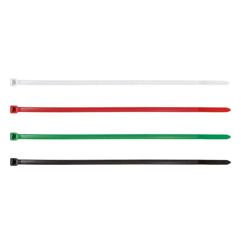 Blanko Kabelbinder Set 4-Farbig Sortiert 200 Stück 100 x 2,5 mm von Blanko