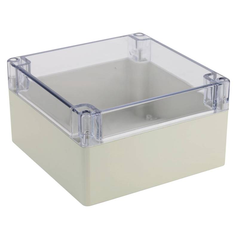 Blanko Modulgehäuse IP 65 Transparenter Deckel 160 x 160 x 90 mm von Blanko