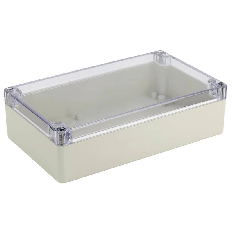 Blanko Modulgehäuse IP 65 Transparenter Deckel 200 x 120 x 56 mm von Blanko