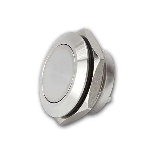 Edelstahl Vollmetall-Taster 19mm, 1-polig, IP65 Edelstahl Vollmetall-Taster 19mm, 1-polig, IP65 von Blanko