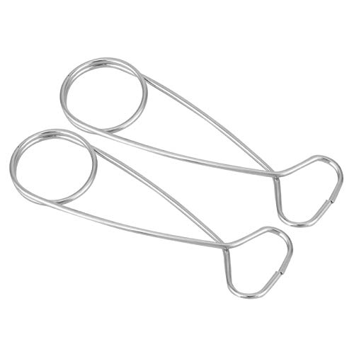 Blantye 2Pcs Edelstahl Fischmaul Backenspreizer Hängehaken Rack für Herd Wasserflasche Blantye 2Pcs Edelstahl Fischmaul Backenspreizer Hängehaken Rack für Herd Wasserflasche von Blantye