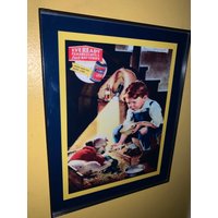 Eveready Batterie Taschenlampe Junge Hund Baumarkt Garage Bar Gerahmt Werbung Druck Mann Höhle Schild von BlastsFromThePast21