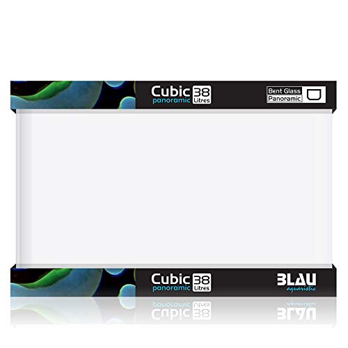 Blau Aquaristic Cubic Panoramic 45 x 28 x 30 cm, 38 l, 8500 g von Blau Aquaristic