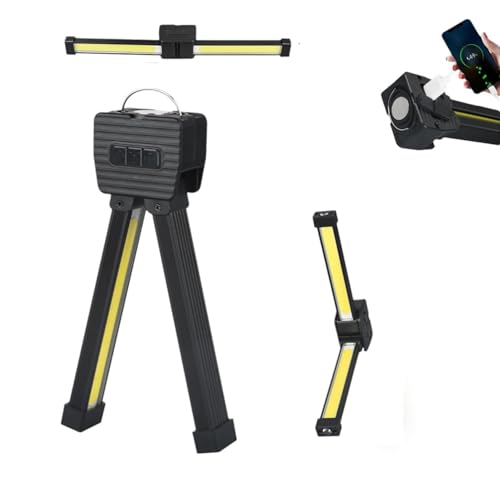Posing Lamp Gym, arbeitsleuchte Portable Magnetic LED Flashlight with Hanging Hook, 7th Gear Dimming, arbeitsleuchte with 180 Degree Folding, Handheld USB Rechargeable Power Bank Camping Light Posing Lamp Gym, arbeitsleuchte Portable Magnetic LED Flashlight with Hanging Hook, 7th Gear Dimming, arbeitsleuchte with 180 Degree Folding, Handheld USB Rechargeable Power Bank Camping Light von BlauHaus