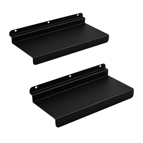 akustikpaneele zubehör, Regal für Akustikpaneele,23×10cm Slatwall Regale Metall Schwebende Wandregale Akustikpaneele Ablage für Akustikpaneele Lamellen Wandpaneele von BlauHaus