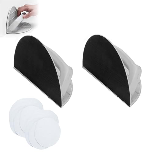 handschleifer schleifpapierwerkzeug mit halbrundem winkel, hochwertiges Hand-Mikrodetailschleifer-Set aus Kunststoff für Wände und Ecken 10 Schleifpapier (2) von BlauHaus