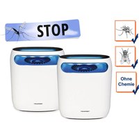 Blaupunkt - 2er Set Insektenvernichter mit uv led, Ventilator & Timer für Räume bis je 60m² von Blaupunkt