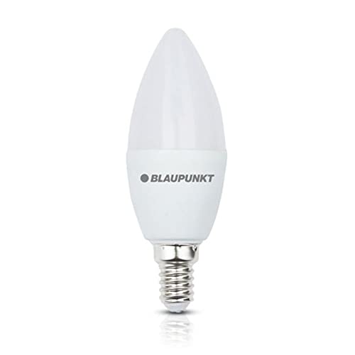 Blaupunkt LED E14 Birne – Kerze – LED-Leuchtmittel – Tageslichtbeleuchtung – 7W – Ersatz für 50W Glühbirne – Naturweiß 4000K – 680 Lumen – Energie- und Kostensparendes Licht – Led Lampen – Einzeln von Blaupunkt