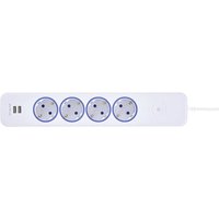 Blaupunkt Steckdosenleiste 4-fach 2m 2 x USB Anschlüssen, Touch-Schalter Steckdosenleisten Blaupunkt Steckdosenleiste 4-fach 2m 2 x USB Anschlüssen, Touch-Schalter Steckdosenleisten von Blaupunkt