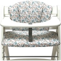 Abwaschbar Sitzkissen Kissen Set Für Hauck Alpha Blumenwiese Blau Beschichtet von BlausbergBaby