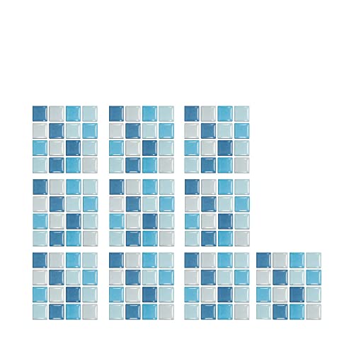 Blausky 10 STK 15x15cm Fliesenaufkleber aus PVC,Quadrat Fliesensticker Selbstklebende Wandaufkleber 3D Wandpaneele Aufkleber Mosaik Stil Fliesenfolie Deko für Küche Esszimmer Bad,Farbe 13 Blausky 10 STK 15x15cm Fliesenaufkleber aus PVC,Quadrat Fliesensticker Selbstklebende Wandaufkleber 3D Wandpaneele Aufkleber Mosaik Stil Fliesenfolie Deko für Küche Esszimmer Bad,Farbe 13 von Blausky