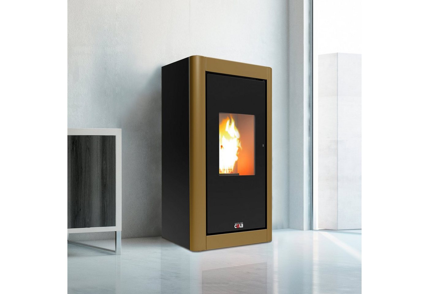 Blaze Ofen-Frontblende Urban, bronze von Blaze