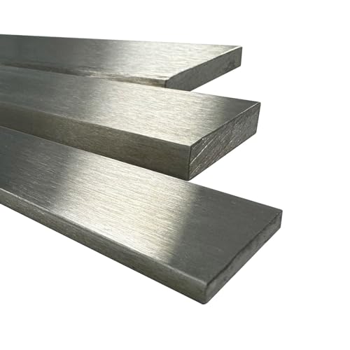 Blech + Profil Edelstahl Flachstahl K240 geschliffen 30x5mm V2A Flacheisen 1.4301 Stange 1000mm von Blech + Profil Edelstahlhandel Sägezentrum