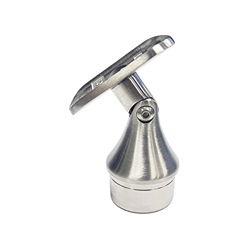 Blech + Profil Edelstahl Rohrstütze Handlaufhalter für die Rohrmontage 42,4x2mm V2A verstellbar bis 90 Grad von Blech + Profil Edelstahlhandel Sägezentrum