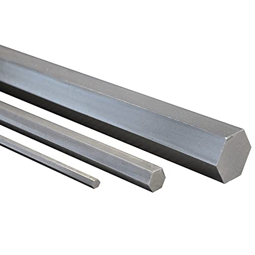 Blech + Profil Edelstahl Sechskant-Stahl SW 8 mm gezogen 1.4305 V2A Stab Stahl 200 cm Länge von Blech + Profil Edelstahlhandel Sägezentrum